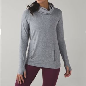 Lululemon Make A Move Heather Gray Pullover